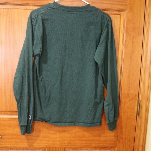 Champion Penn State Green Christmas Candy Cane  Long Sleeve Tshirt Small - Picture 11 of 11